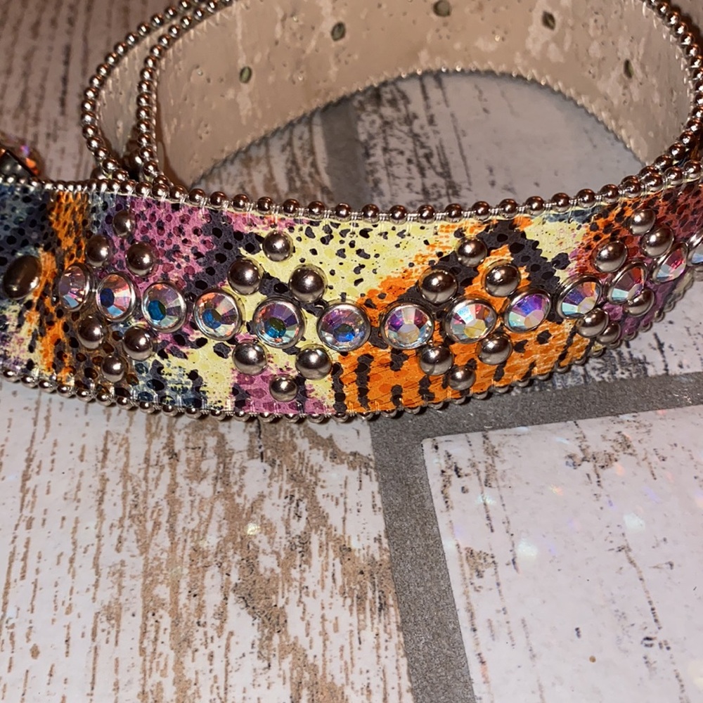 b.b. Simon rhinestone swavorski crystal belt